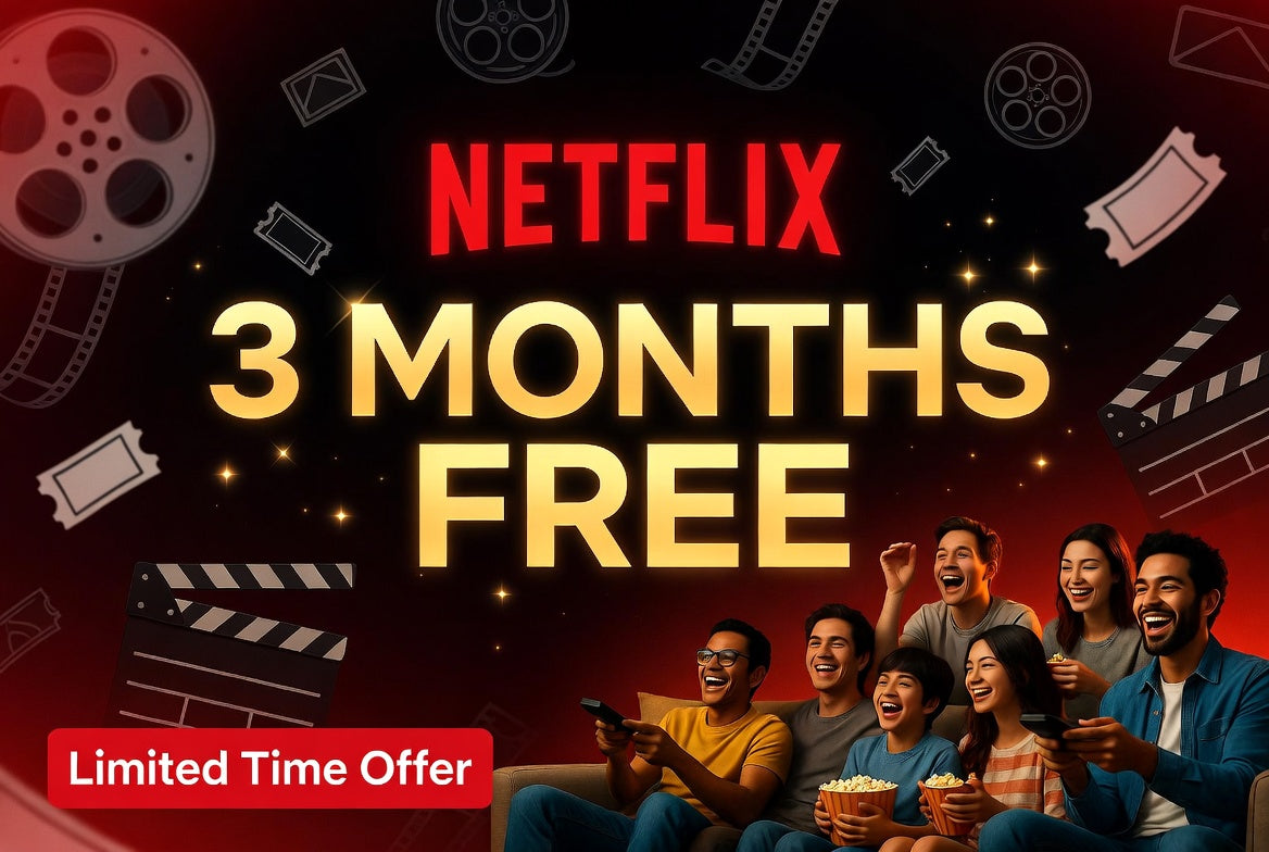 3 Months FREE Netflix Subscription 2026