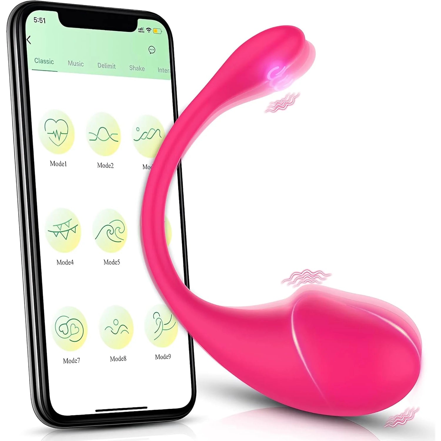 APP Controlled Vaginal Vibrators G Spot 9 Speed Anal Vibrating Egg Massager Wearable Stimulator Adult Sex Toys for Women Couples