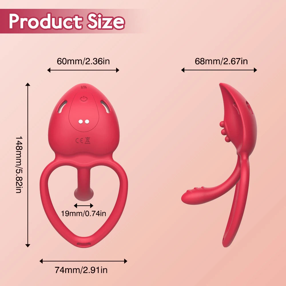 Wearable Panty Vibrator Vibrating Penis Cock Ring APP Remote Control Vibrators Clitoral Stimulator Adult Sex Toys for Men Women