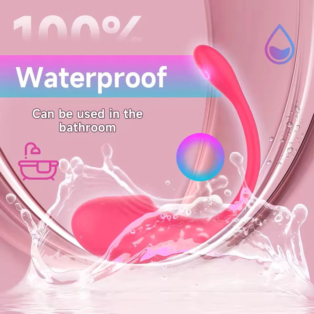 APP Controlled Vaginal Vibrators G Spot 9 Speed Anal Vibrating Egg Massager Wearable Stimulator Adult Sex Toys for Women Couples