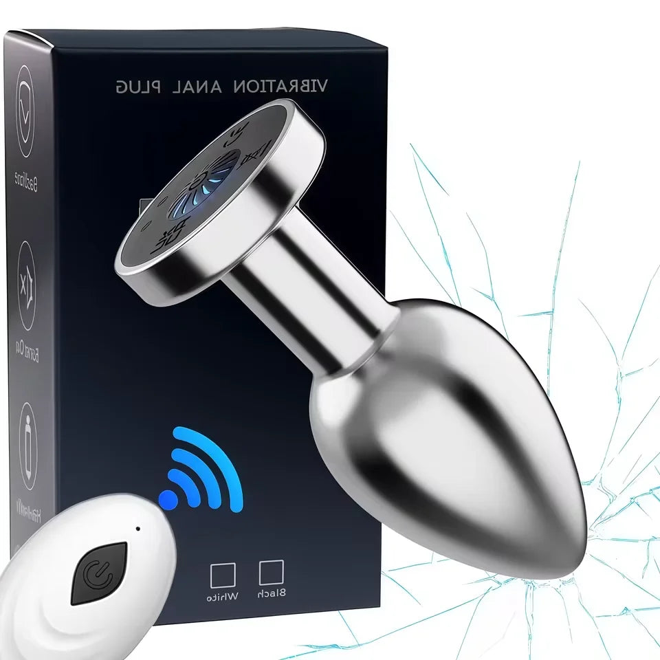 Anal Vibrator Male Wireless Butt Plug Remote Control Prostate Massager Female Clit Stimulator Masturbator Sex Toys for Couple