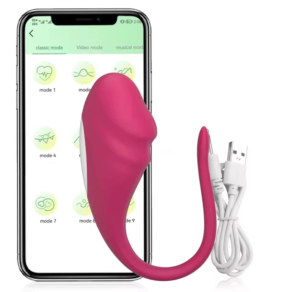 APP Controlled Vaginal Vibrators G Spot 9 Speed Anal Vibrating Egg Massager Wearable Stimulator Adult Sex Toys for Women Couples