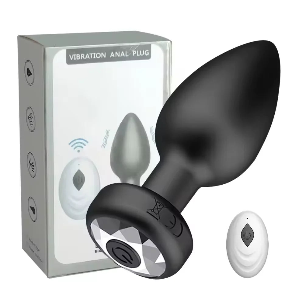 Anal Vibrator Male Wireless Butt Plug Remote Control Prostate Massager Female Clit Stimulator Masturbator Sex Toys for Couple
