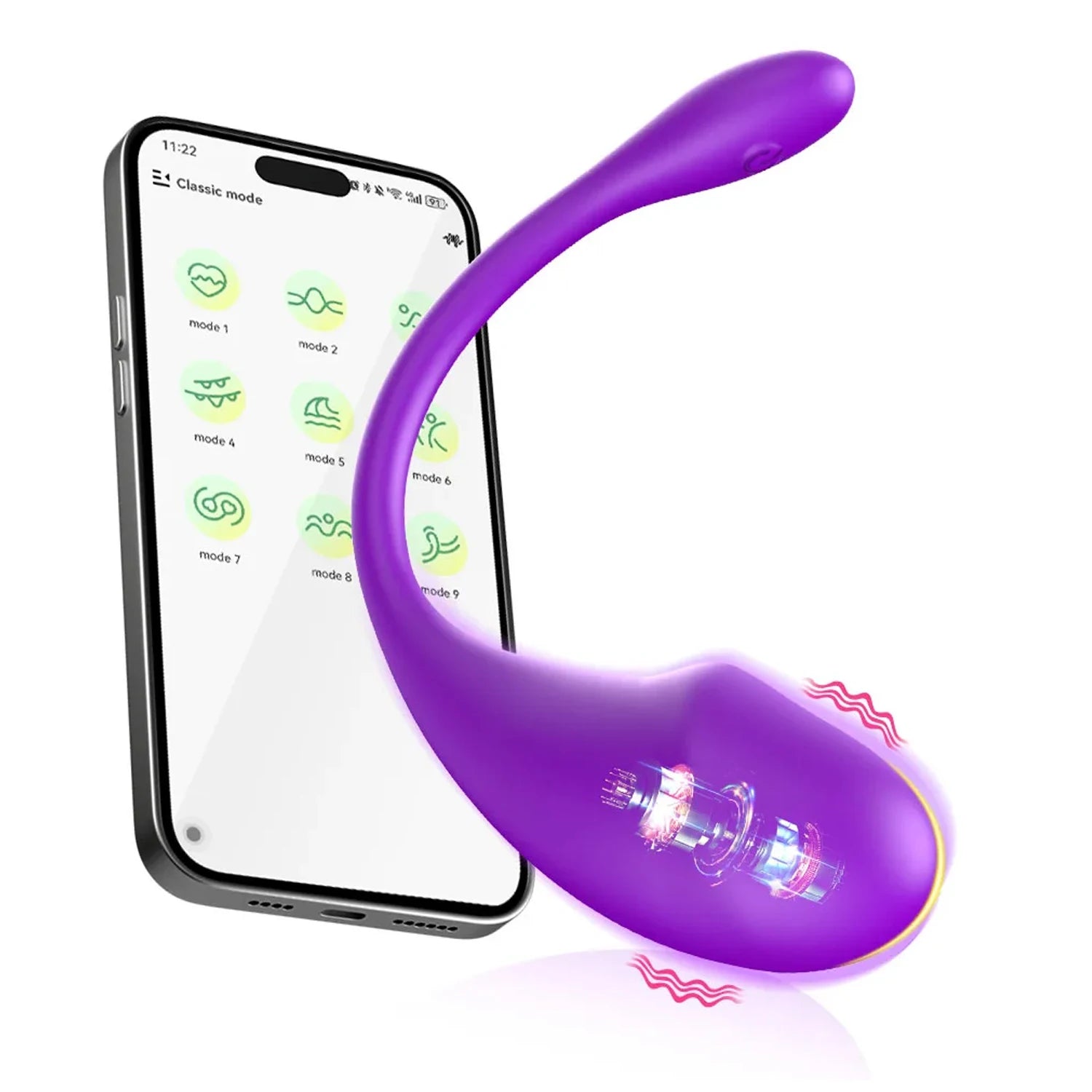 APP Controlled Vaginal Vibrators G Spot 9 Speed Anal Vibrating Egg Massager Wearable Stimulator Adult Sex Toys for Women Couples