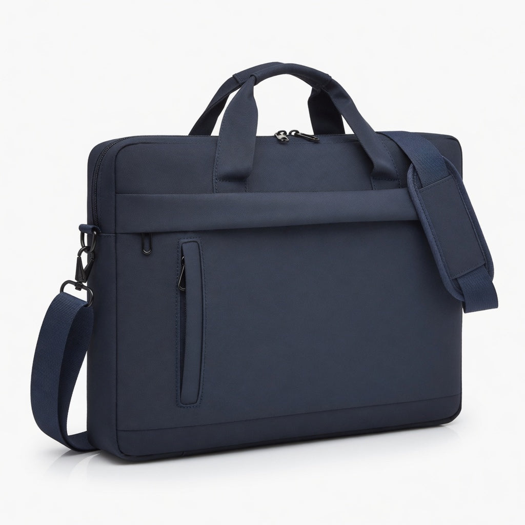 15.6 Inch Waterproof Laptop Briefcase for Men Blue